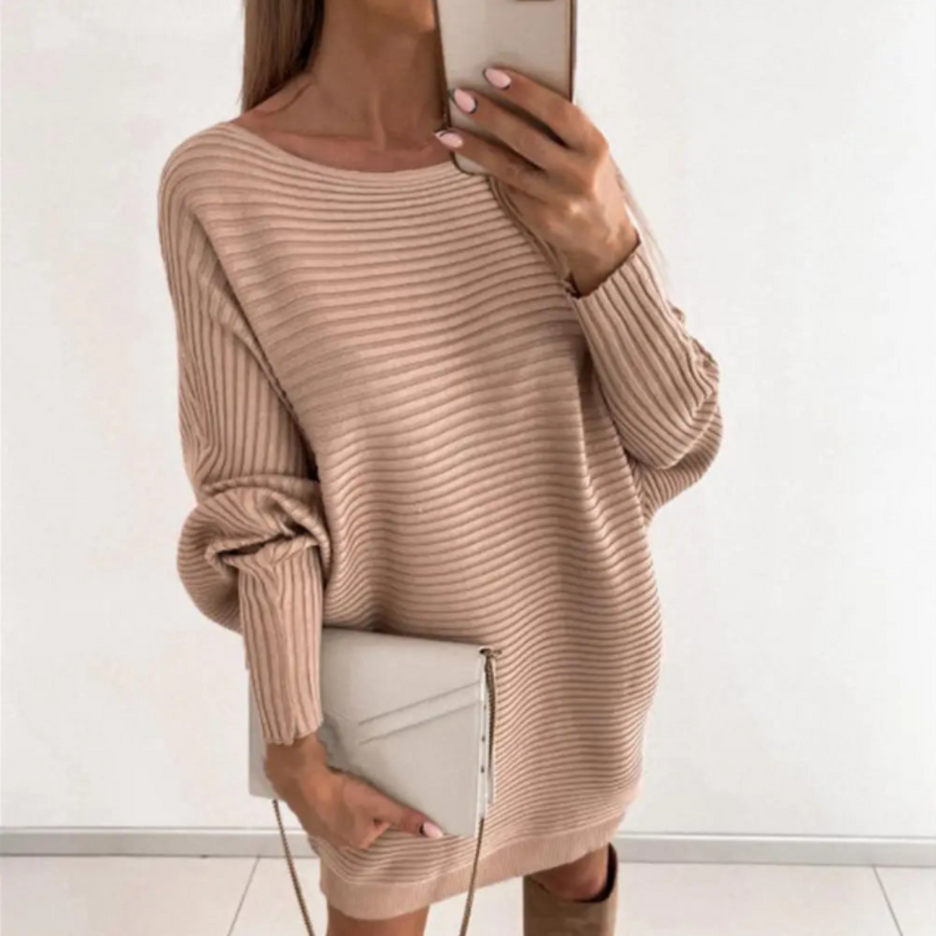 Chic Winter Long-Sleeve Mini Dress