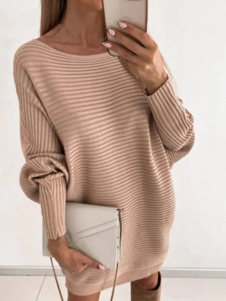 Chic Winter Long-Sleeve Mini Dress