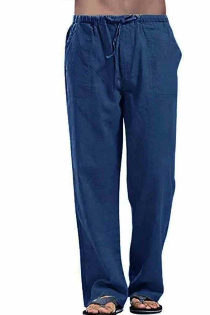 Men Linen Pants  Casual Trousers