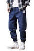 Men's Baggy Cargo Jeans (Ankle Length, Stretch Denim)