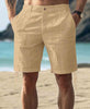 Men's Linen Casual Beach Shorts