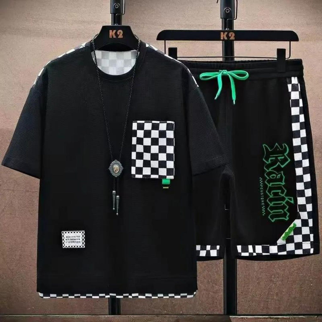 Men's Summer Hip Hop Tracksuit: Fresh Prints, Cool Comfort