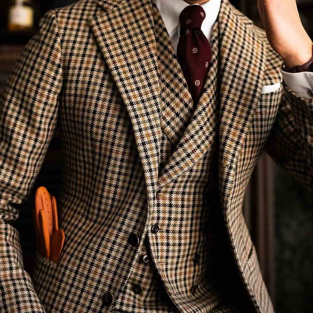 TPSAADE men's 3-pieccs Suit