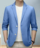 Two-button Men Elegant Lapel Business Blazer