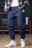 Men's Baggy Cargo Jeans (Ankle Length, Stretch Denim)
