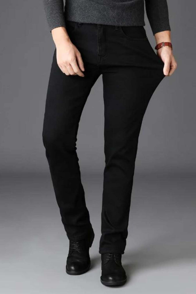 New Men's Black Slim Jeans