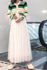 Long Mesh Maxi Skirt