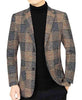 Classic Men's Plaid Blazers