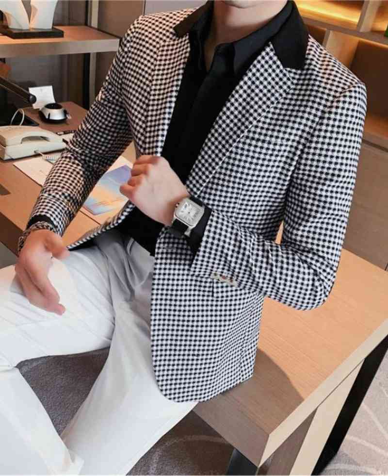 Men's Slim Elegant  Blazer Jacket
