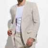 Dower me Sand Dune Slim Fit Linen Suit