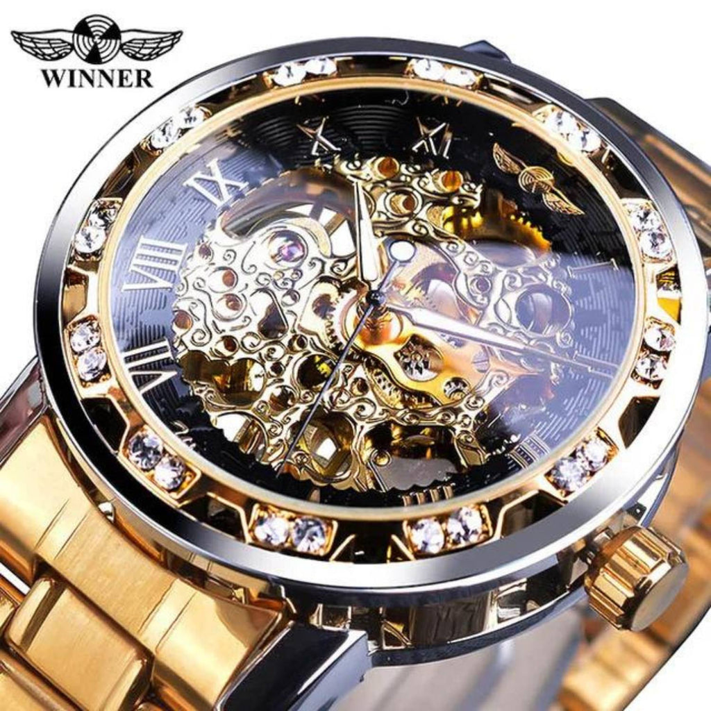 Winner Men Royal Design Skeleton Wrist Watch