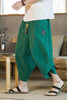 Casual Loose Men's Yukata Linen Wide Leg Trousers