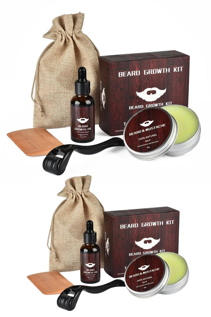 4pcs/set Beard Growth Kit