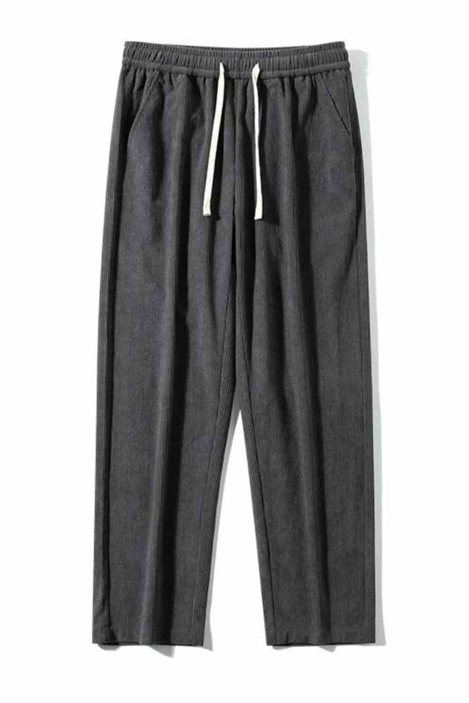 Men's Fall Wide Corduroy Baggy Slacks