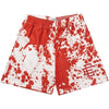 Casual Fit Shorts Paint Splatter