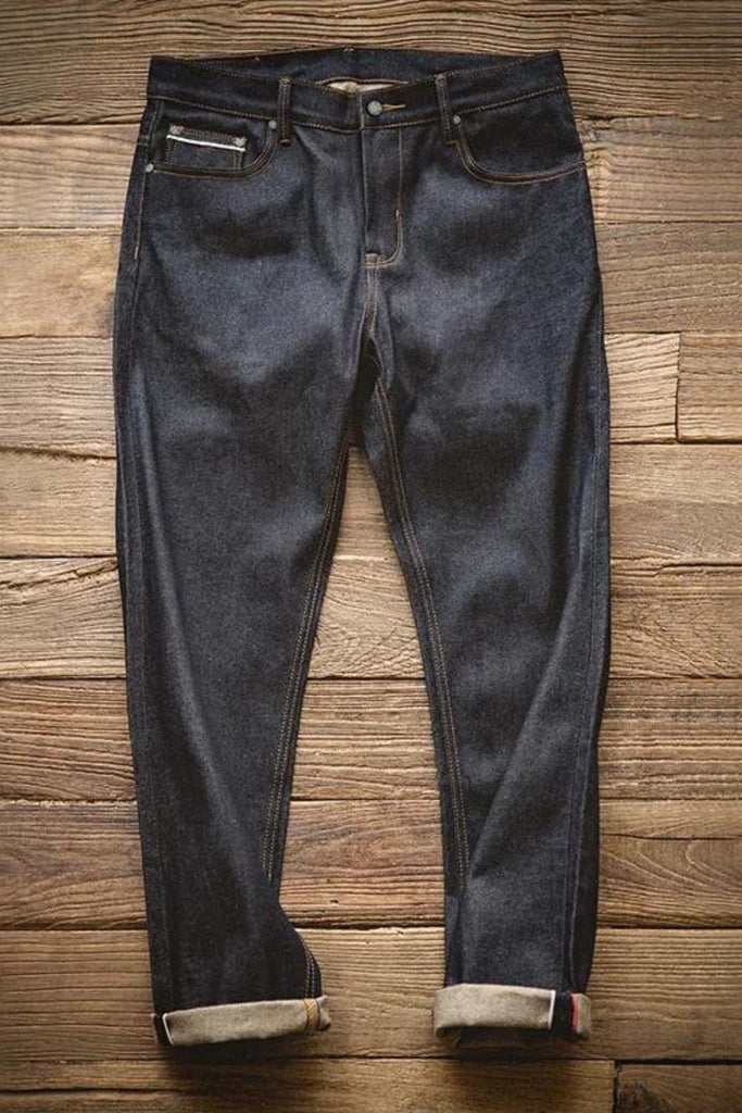 Maden Workwear Men's Blue Straight Jeans