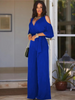 Cutout Shoulder Jumpsuit