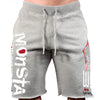 Men's Summer Loose Cotton Print Casual Shorts
