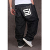 Men's Black Baggy Jeans