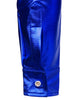 Luxury Royal Blue Sequin Metallic Dress Shirts Men 2023 New Long Sleeve 70's Disco Party Shirt Male Christmas Halloween Costume