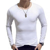 Men's Casual O-neck Long Sleeve Shirt