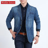 Casual Retro Denim Blazer