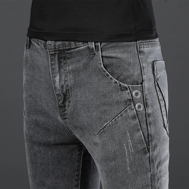 New Arrival! Gray Slim Jeans