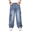 Men's  Baggy Hip Hop Jeans Multi Pockets