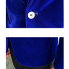 Men's Velvet Navy Blue Suit