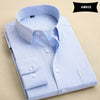MACROSEA Classic Style Men's Solid Shirts Long Sleeve Men's Casual Shirts Comfortable Breathable Men's Office-wear Clothing