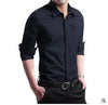 Men Shirt Mens Business Casual Shirts 2020 New Arrival Men Famous Brand Clothing Army Green Long Sleeve Camisa Masculina
