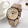 Men's Leather Japan Quartz