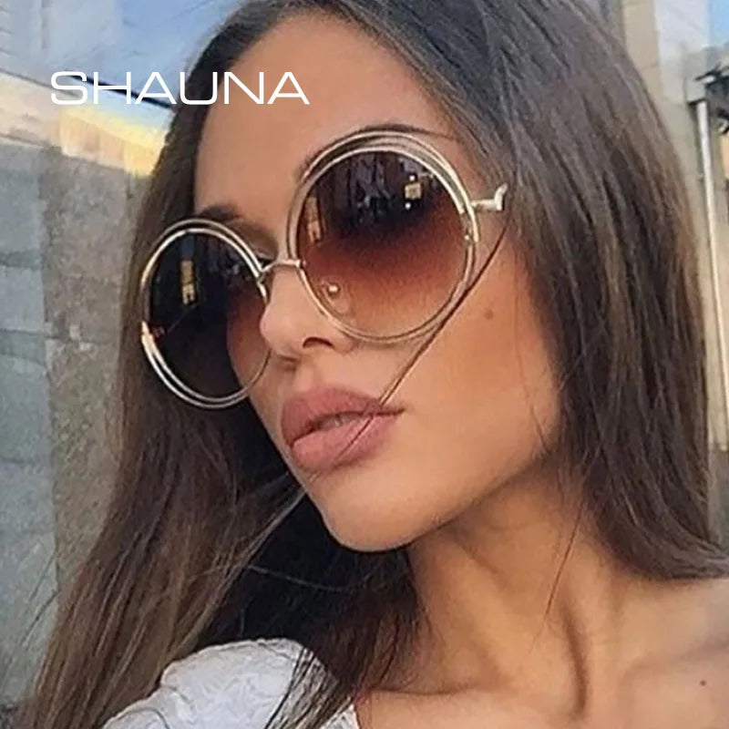 Oversize Round Sunglasses