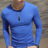 Men's Casual O-neck Long Sleeve Shirt