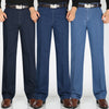 Men's jeans Autumn & Winter High-waisted Elastic Business Jeans Casual Trousers Mens Jeans Plus size 29-40