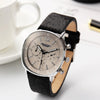 Men's Leather Japan Quartz