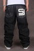 Men's Black Baggy Jeans