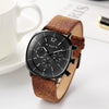 Men's Leather Japan Quartz