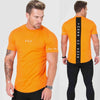 Men's Slim Fit Patchwork Tee - Summer Fitness Style