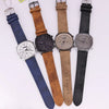 Men's Leather Japan Quartz