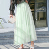 Long Mesh Maxi Skirt