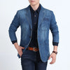 Casual Retro Denim Blazer