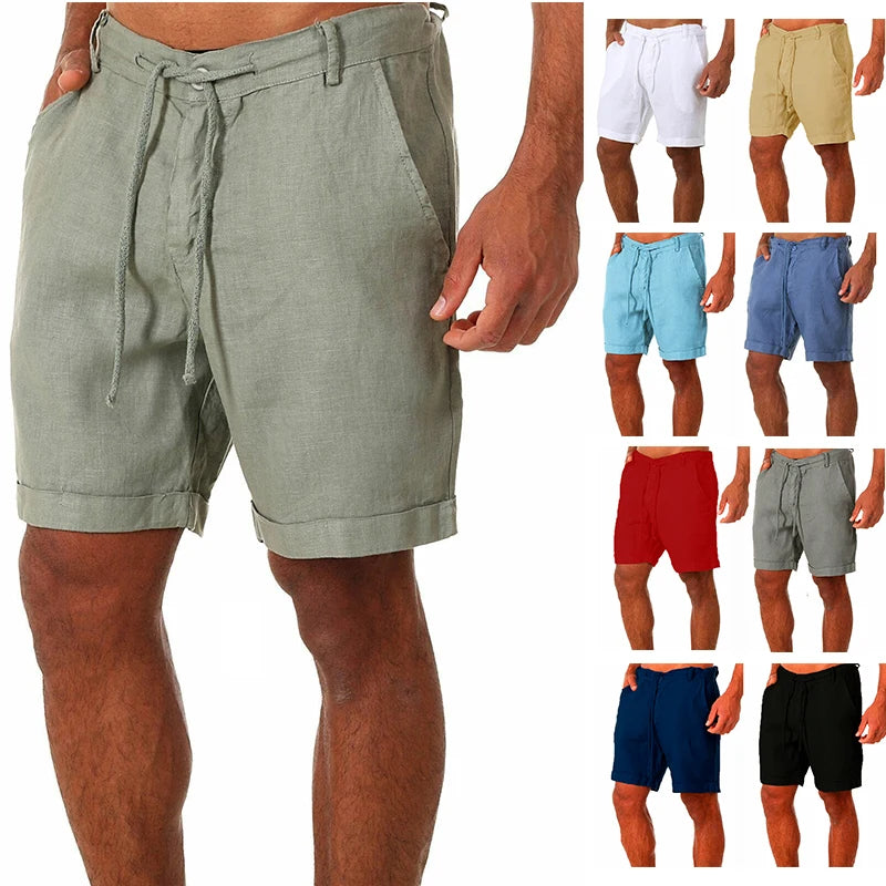 Summer Breathable Linen shorts