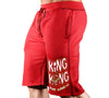 Men's Summer Loose Cotton Print Casual Shorts