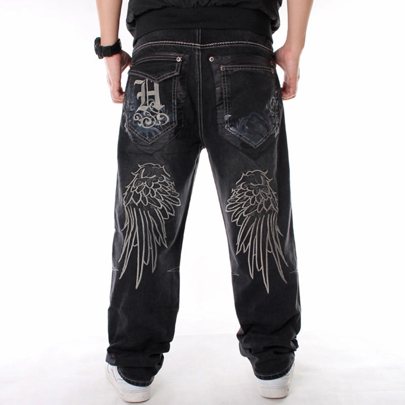 Men's Baggy Skateboard Denim Jeans