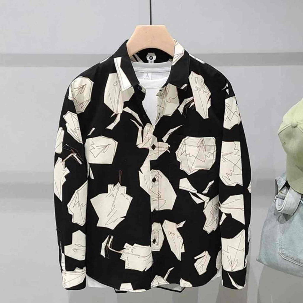 Long sleeve pattern design Shirt
