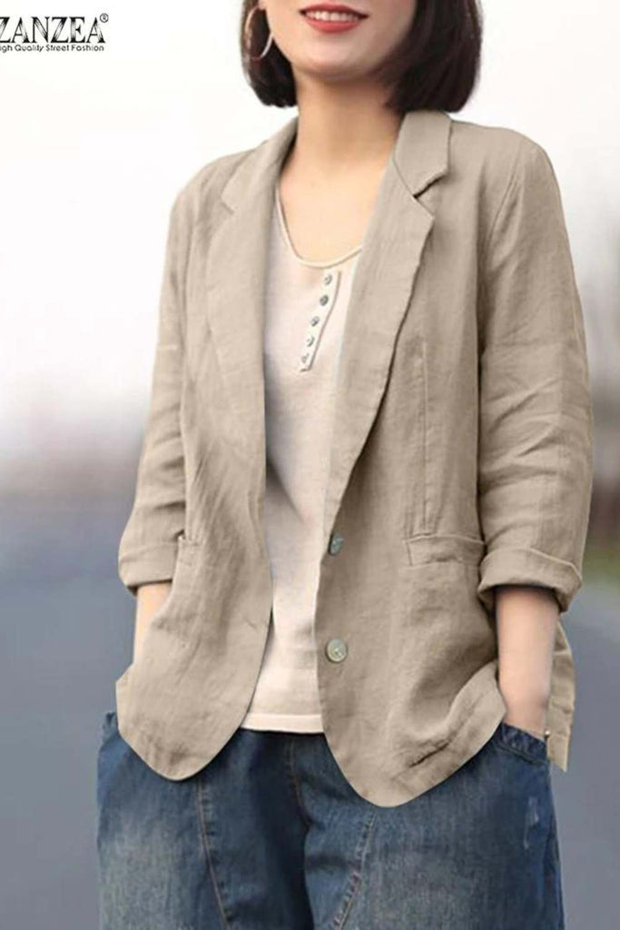 ZANZEA Fashion  Work Blazer