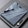 High-End Affordable Luxury Slim-Fit Mulberry Silk T-shirt