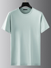 High-End Affordable Luxury Slim-Fit Mulberry Silk T-shirt