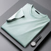 High-End Affordable Luxury Slim-Fit Mulberry Silk T-shirt